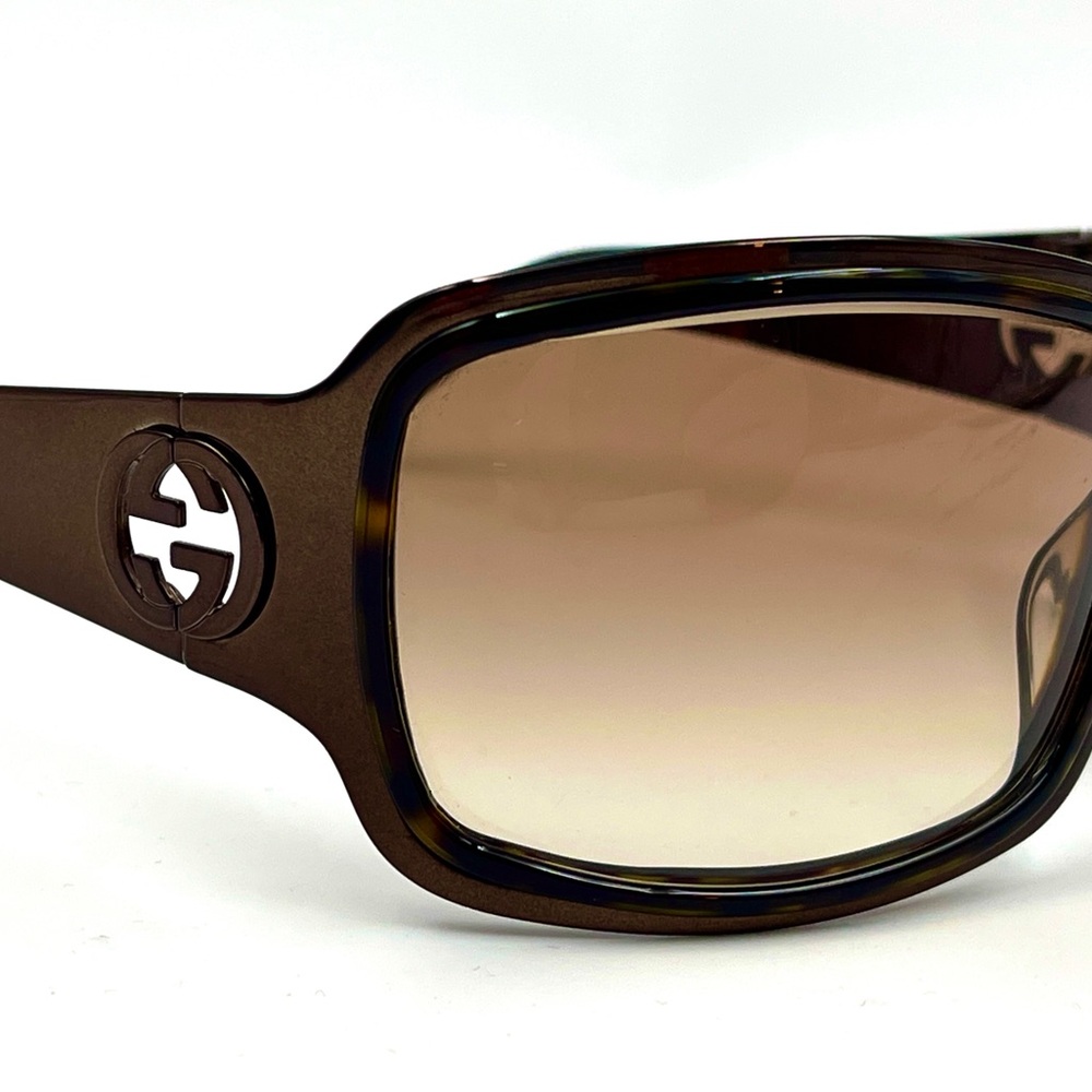 Vintage Gucci Bronze and Black Sunglasses - Picture 7 of 11